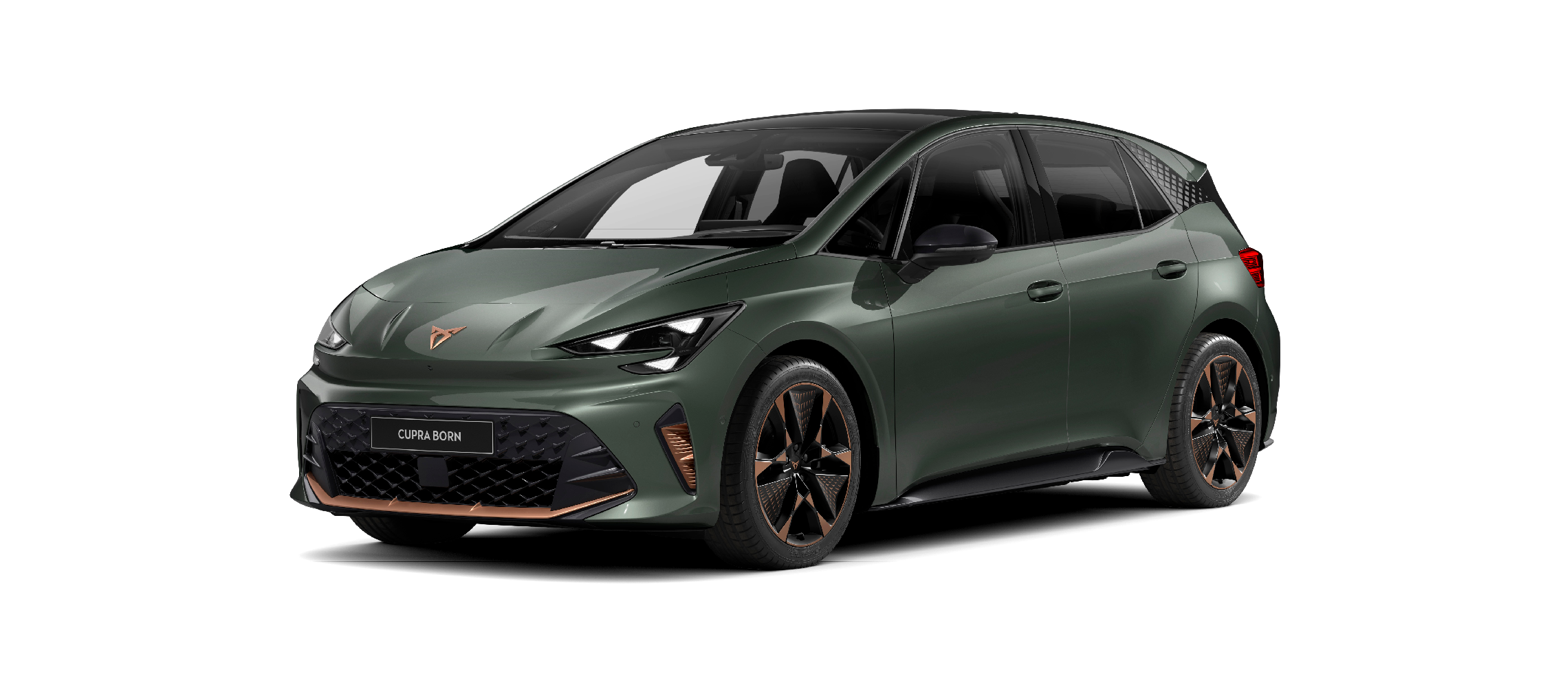 CUPRA Born in Aurora Blue