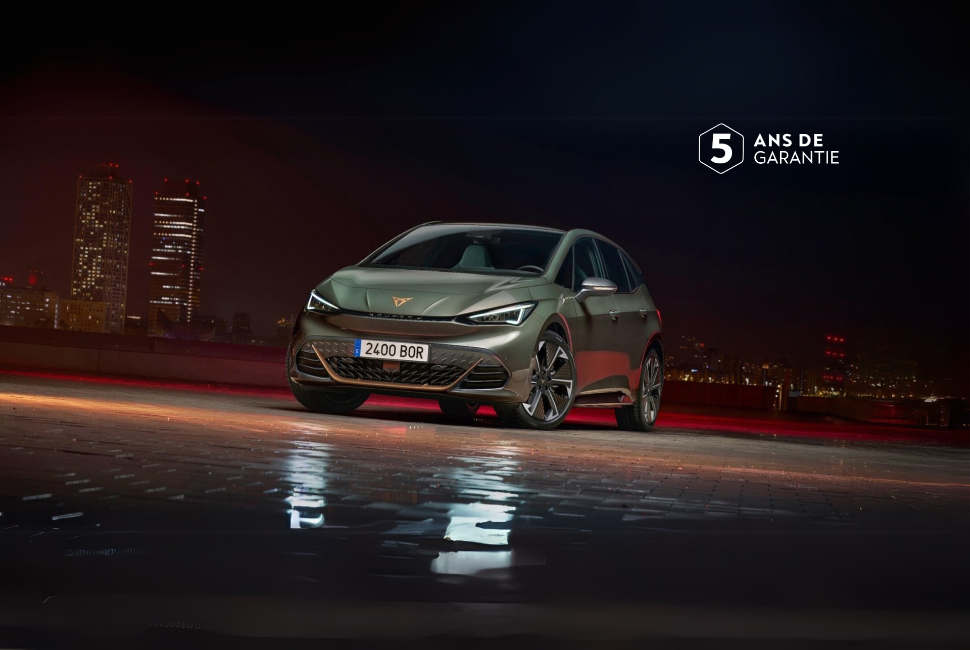 New CUPRA Tavascan Blue Metallic with 250 kW - 340 HP engine