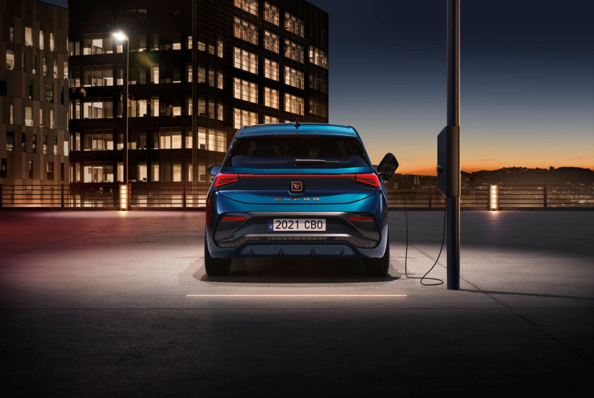 Born bleue au magasin