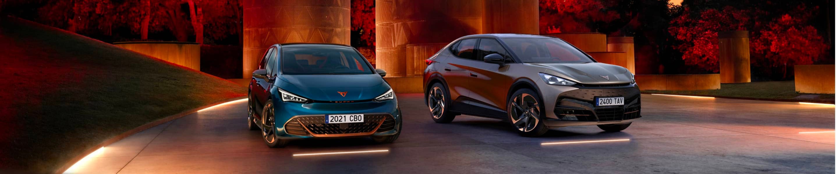  Der CUPRA Born und der CUPRA Tavascan kommen in der Business Edition mit markantem Design und modernem Antrieb. 