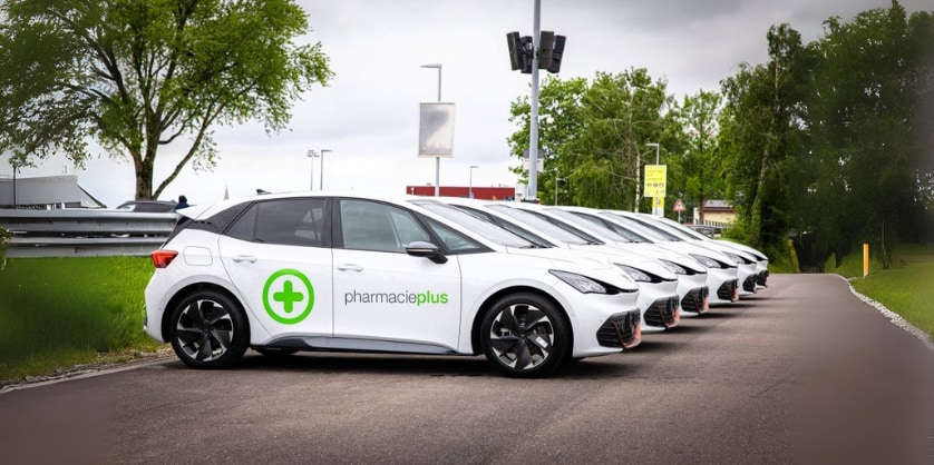 CUPRA Born als neues Flottenfahrzeug bei Pharmacieplus.