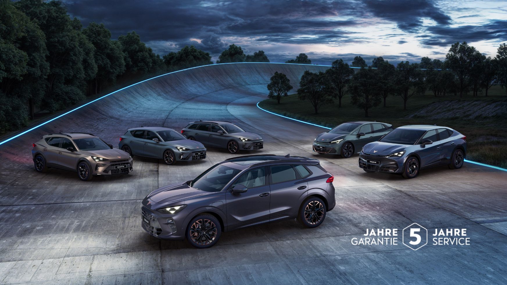 CUPRA Range auf der Rennbahn