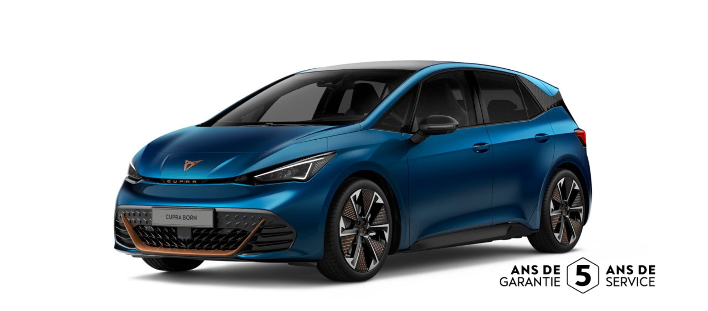 CUPRA Born in Aurora Blue