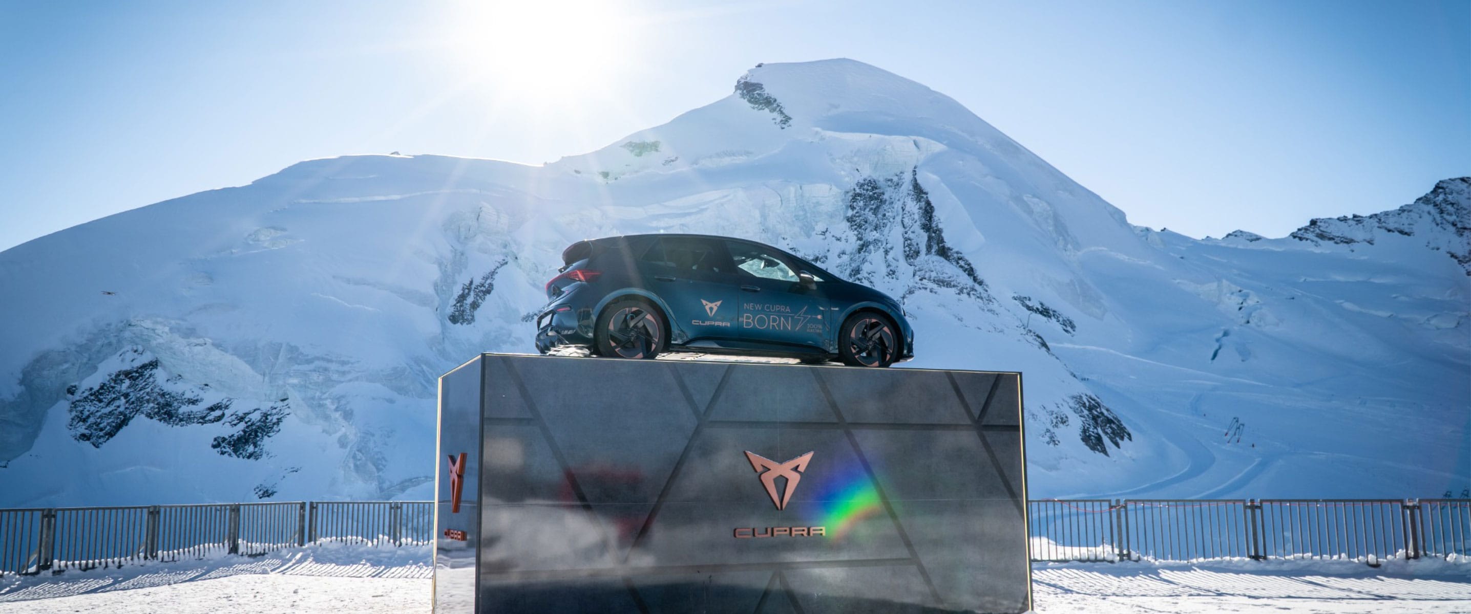 Kooperation von Saas Fee und CUPRA