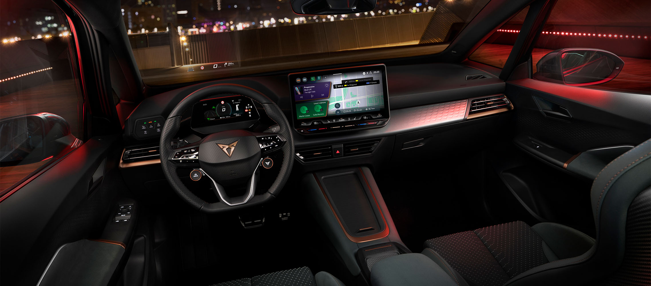 CUPRA Born VZ Infotainment-Screen