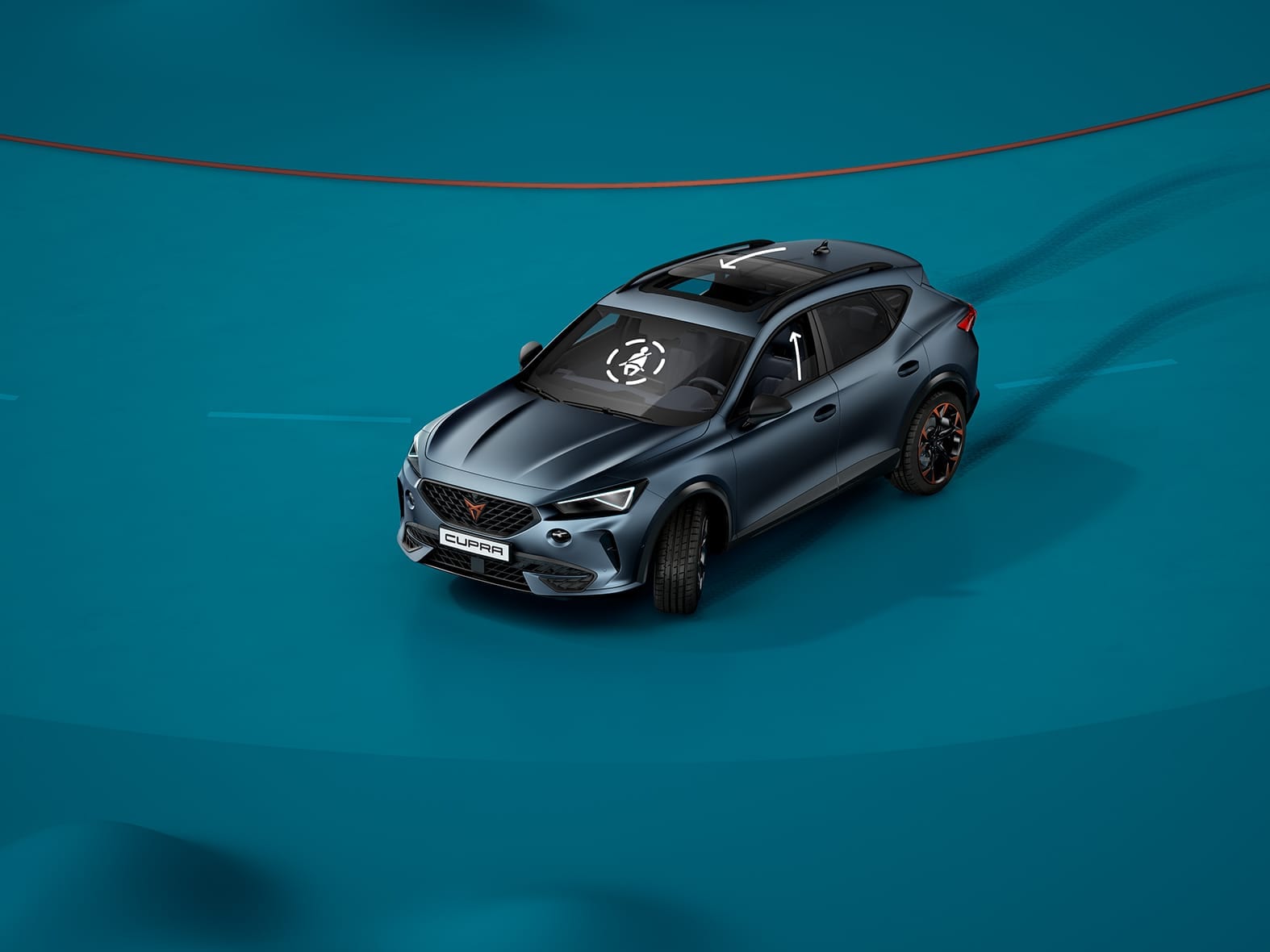 neuer cupra formentor mit pre-crash-funktion für erhöhte sicherheit
