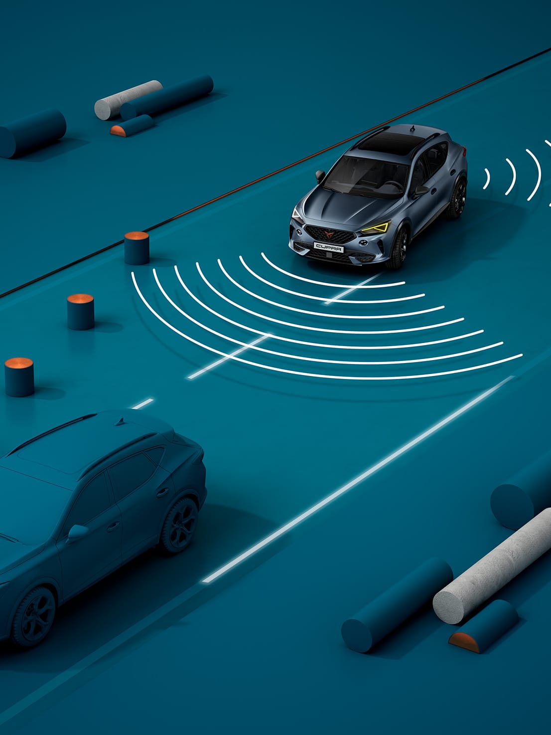 neuer cupra formentor mit travel-assist-spurhaltesystem
