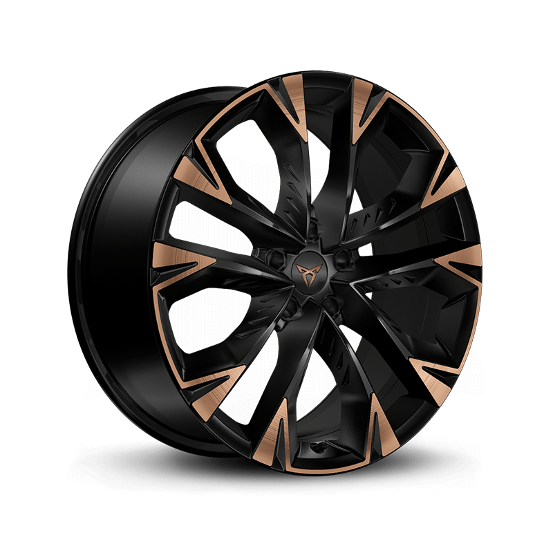 CUPRA Formentor 19“ -Leichtmetallfelgen in Artic Copper.