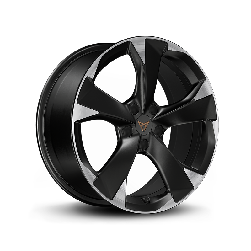 La Cupra Leon Sportstourer, disponible avec jantes de 18 pouces en Garbi Silver