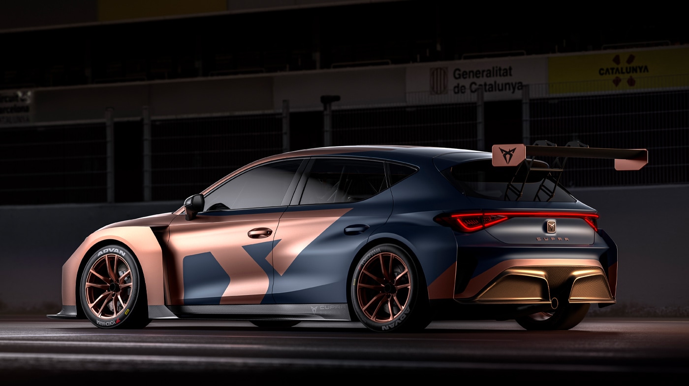 Geringere Seitenneigung der Karosserie beim CUPRA Leon Competición