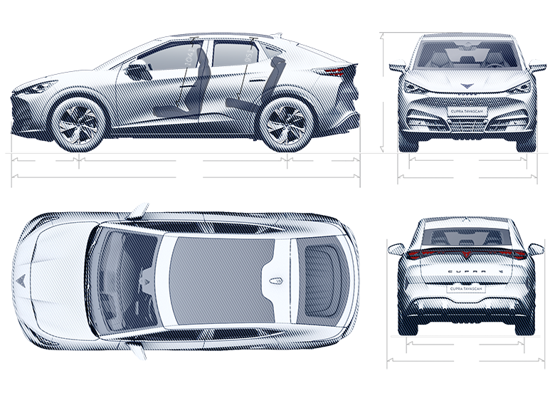 CUPRA Tavascan Abmessungen