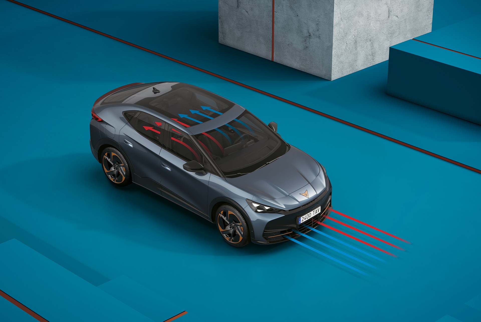 aria condizionata della cupra tavascan 2024 