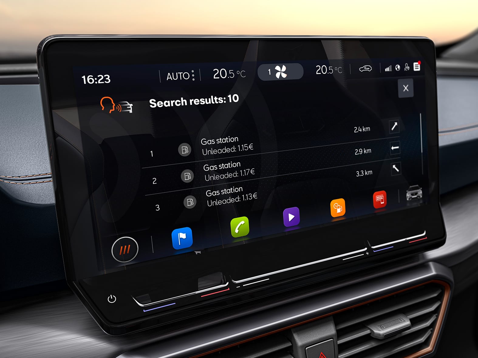 CUPRA CONNECT Infotainmentsystem mit Sprachsteuerung 